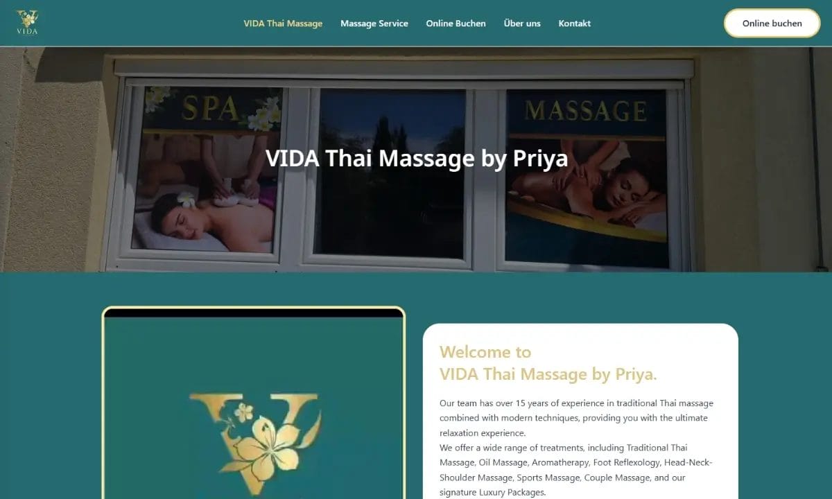 Portfolio VIDA Thai Massage