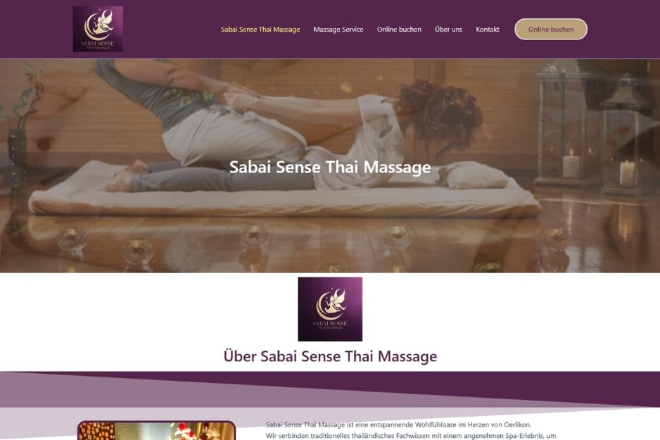 Portfolio Sabai Sense Thai Massage