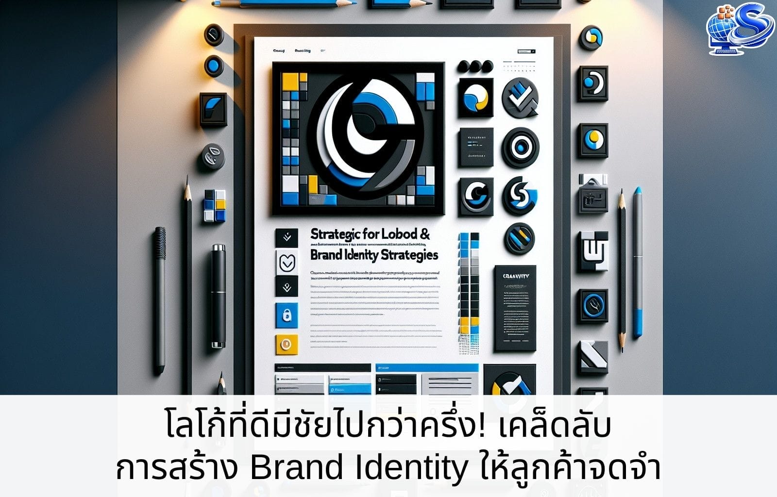 โลโก้ที่ดีมีชัยไปกว่าครึ่ง! เคล็ดลับการสร้าง Brand Identity ให้ลูกค้าจดจำ Cover Blog 6